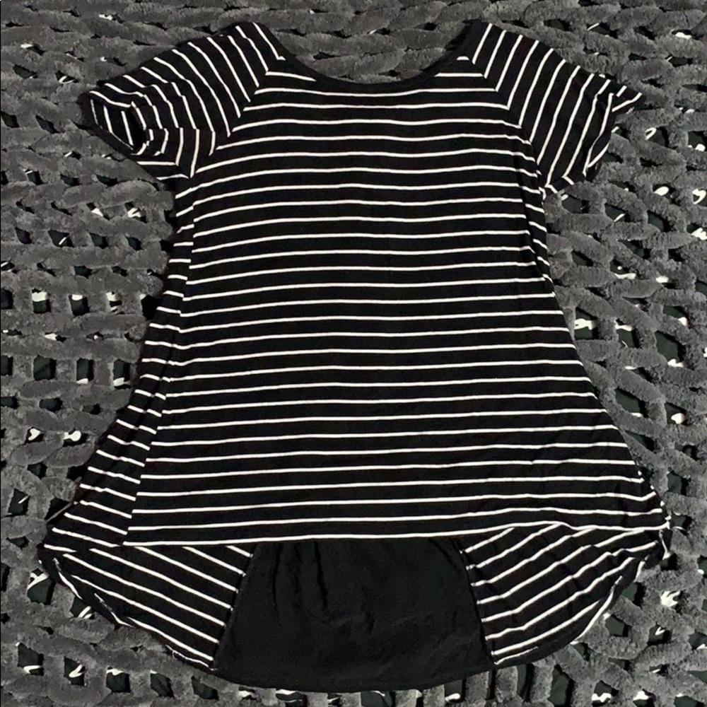 Black and White Striped T-Shirt
